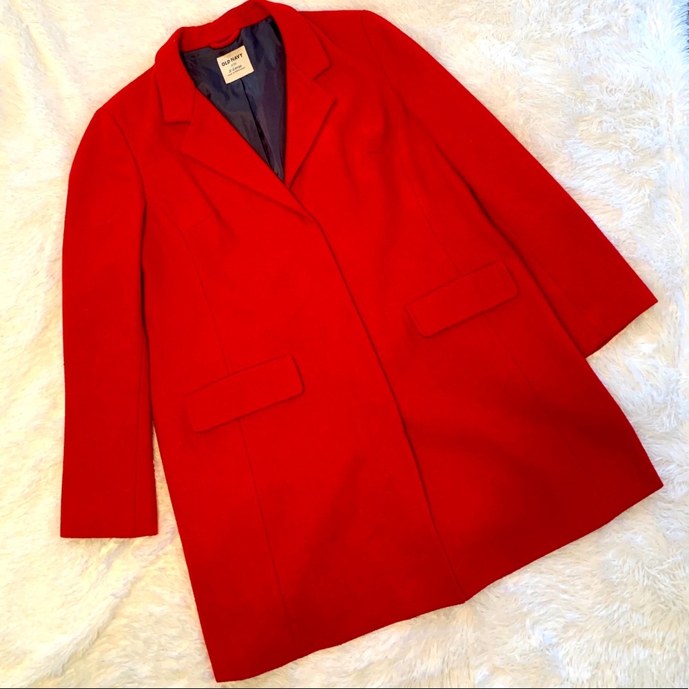 Red Peacoat / Overcoat